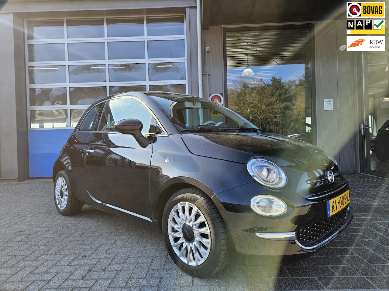 Fiat 500 - 0.9 TwinAir Turbo Lounge Panoramadak. - AutoWereld.nl