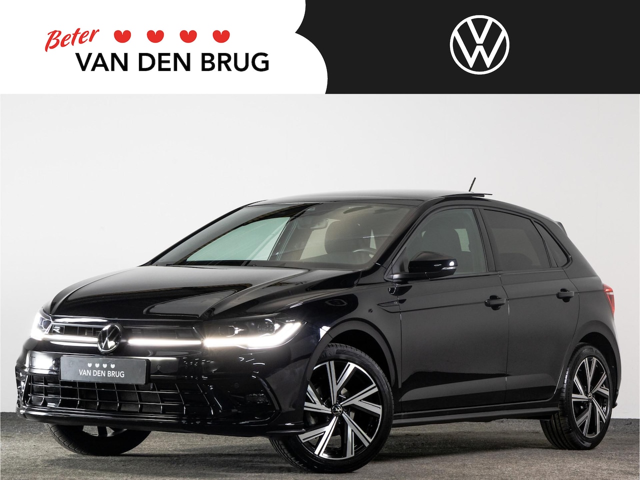 Volkswagen Polo - R-Line 1.0 TSI AUTOMAAT | Matrix-LED | Panoramadak | 17" LM | Navigatie | Adaptieve cruise - AutoWereld.nl