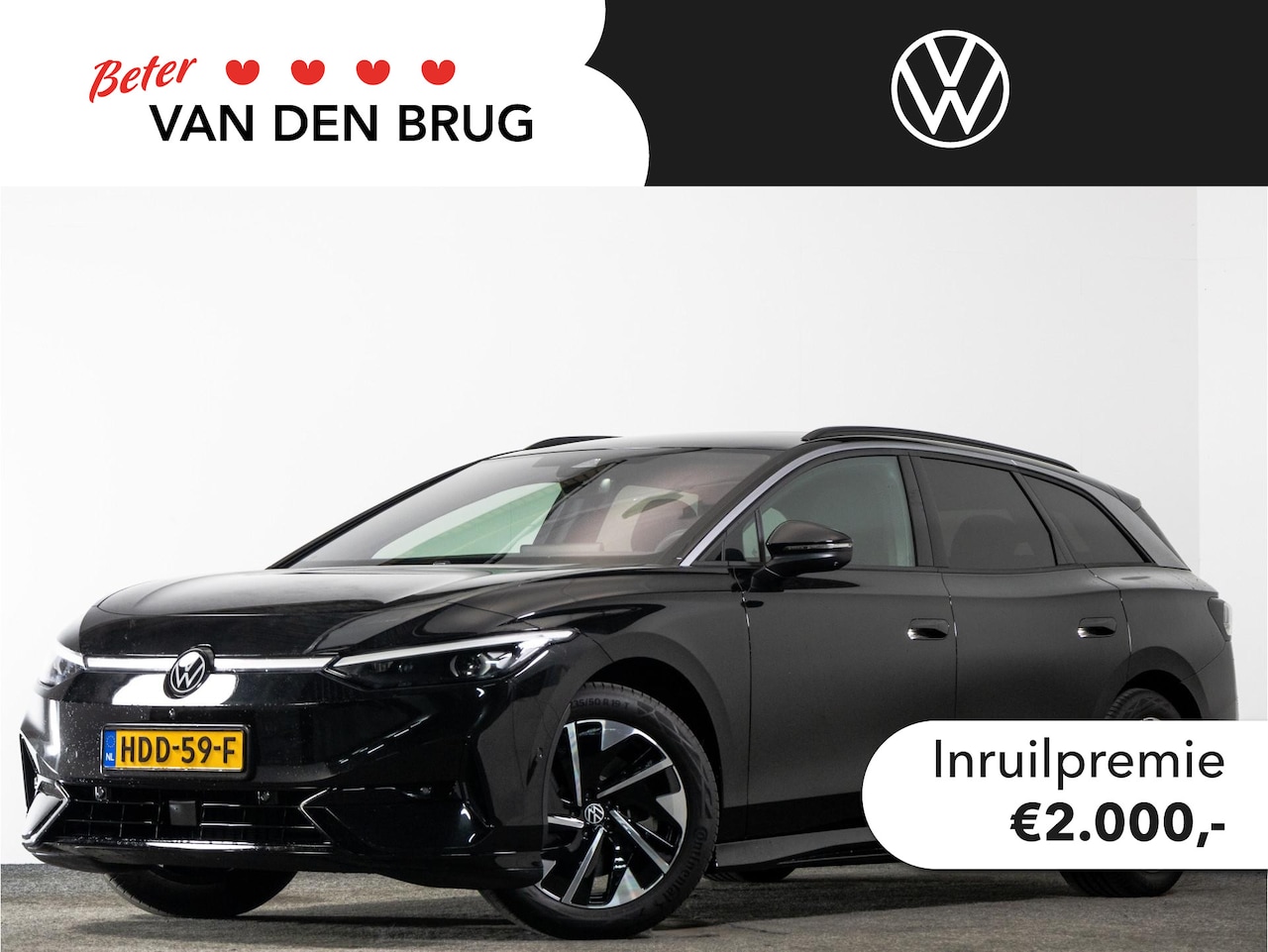 Volkswagen ID.7 Tourer - Pro Business 77 kWh | Trekhaak | Achteruitrijcamera | Stuur & stoelverwarming | - AutoWereld.nl