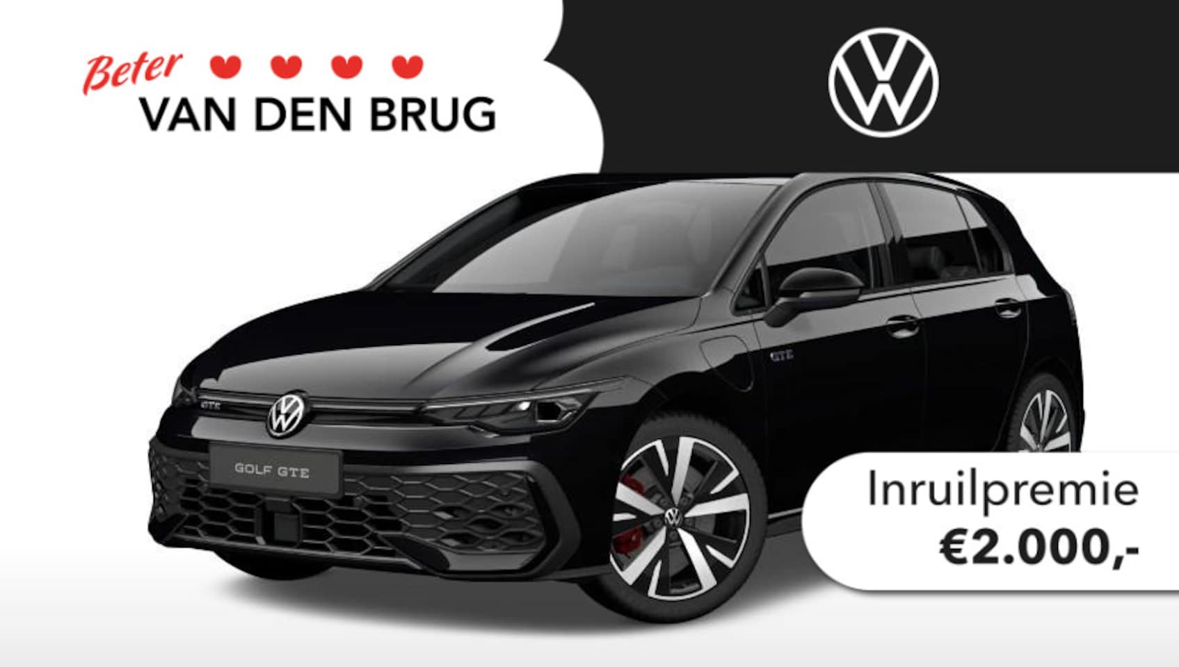 Volkswagen Golf - 1.5 eHybrid 272pk GTE | Black style | Pano dak | Trekhaak | 18" lm velgen | - AutoWereld.nl