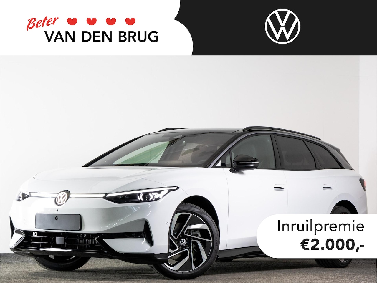 Volkswagen ID.7 Tourer - Pro Business 77 kWh 286 PK | Panoramadak | Stoelverwarming- & koeling | Trekhaak | Harman - AutoWereld.nl