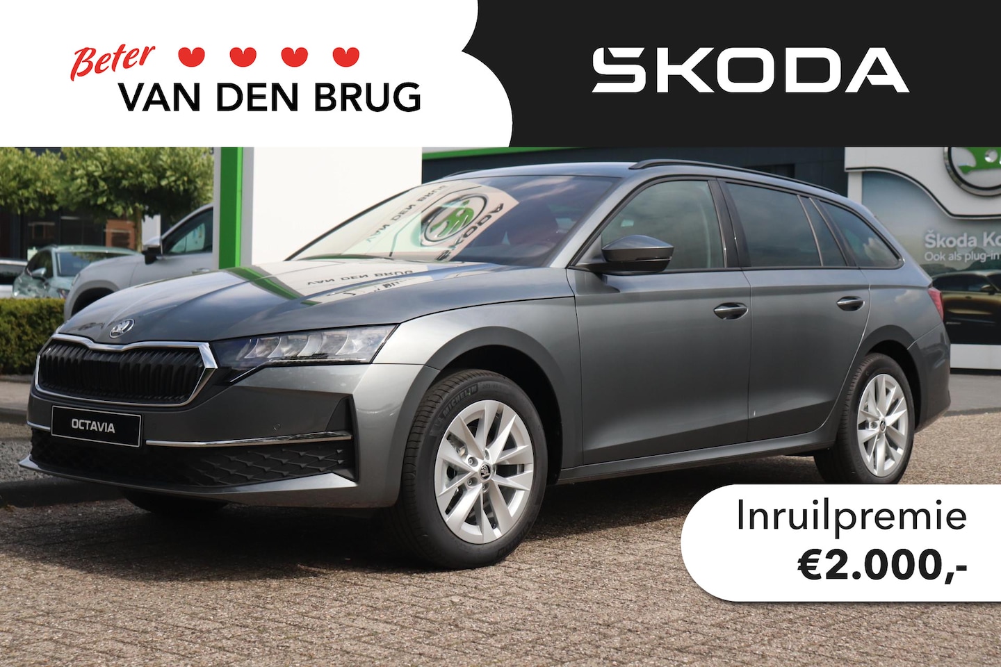 Skoda Octavia Combi - First Edition 1.5 TSI m-HEV 85 kW / 115 pk Combi 7 | Navigatie | Trekhaak wegklapbaar | Tr - AutoWereld.nl