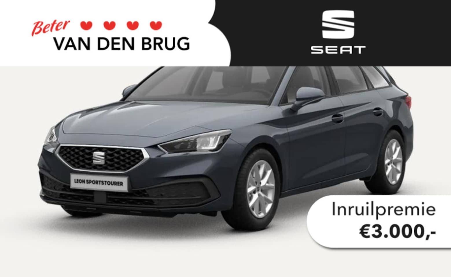 Seat Leon Sportstourer - Style 1.5 TSI 85kW / 115pk Stationwagen 6 versn. H | Draadloze Apple CarPlay™ & Android Au - AutoWereld.nl