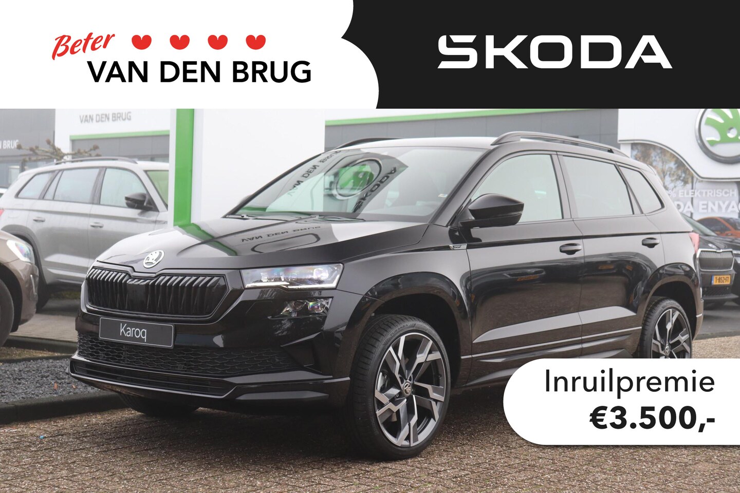 Skoda Karoq - Sportline Business 1.5 TSI 110 kW / 150 PK SUV 7 v | Trekhaak | Adaptieve cruise control | - AutoWereld.nl