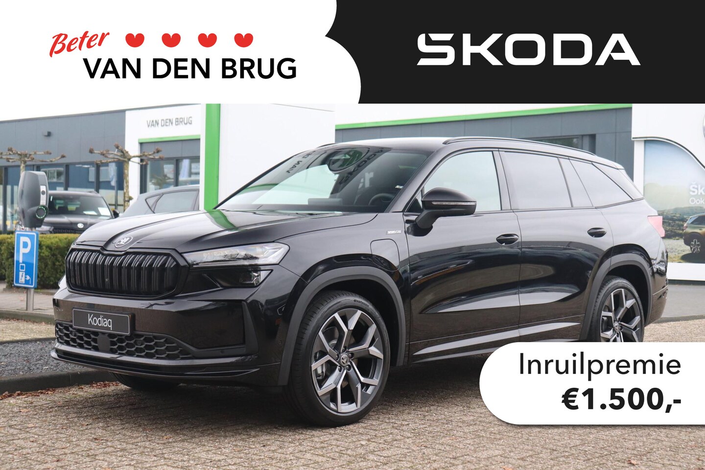 Skoda Kodiaq - Sportline Business 1.5 TSI PHEV 150 kW / 204 PK SU | Panoramadak | Trekhaak | Head-Up | El - AutoWereld.nl