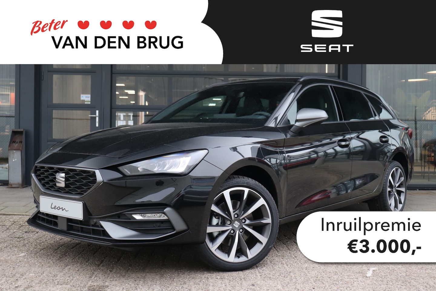 Seat Leon Sportstourer - FR PHEV First Edition 1.5 TSI eHybrid 150kW / 204p | 130KM Elektrische Actieradius | Adapt - AutoWereld.nl