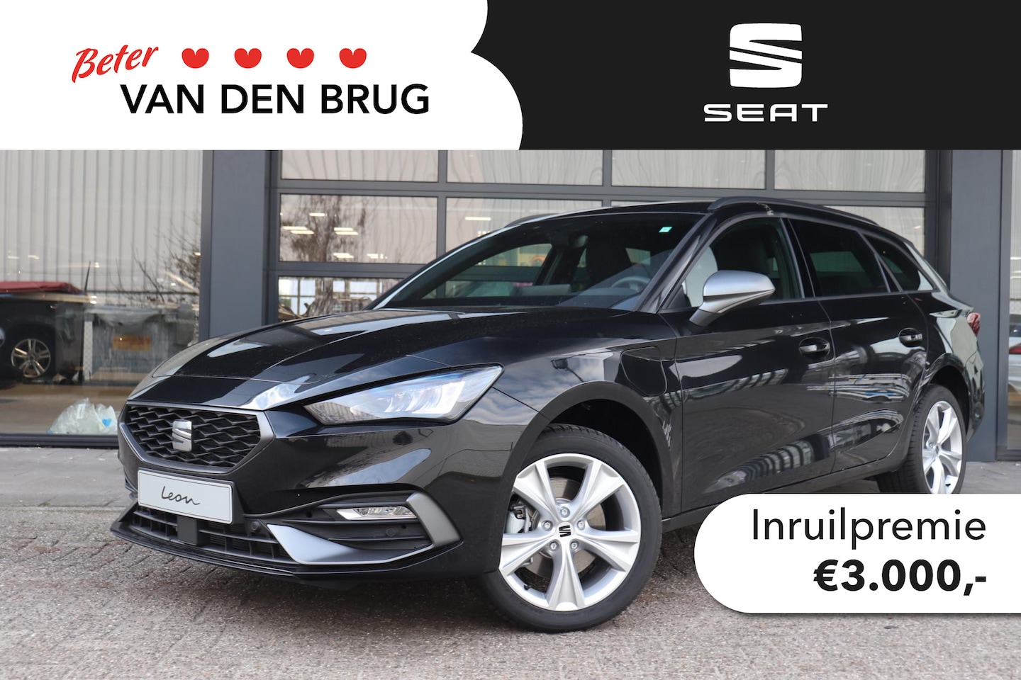 Seat Leon Sportstourer - FR PHEV First Edition 1.5 TSI eHybrid 150kW / 204p | 130KM Elektrische Actieradius | Adapt - AutoWereld.nl