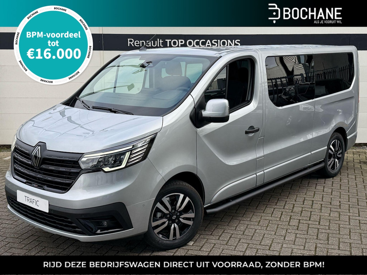 Renault Trafic - 2.0 Blue dCi 170 DC T30 L2H1 Anniversary | BPM vrij | Direct leverbaar | Navi | Camera - AutoWereld.nl