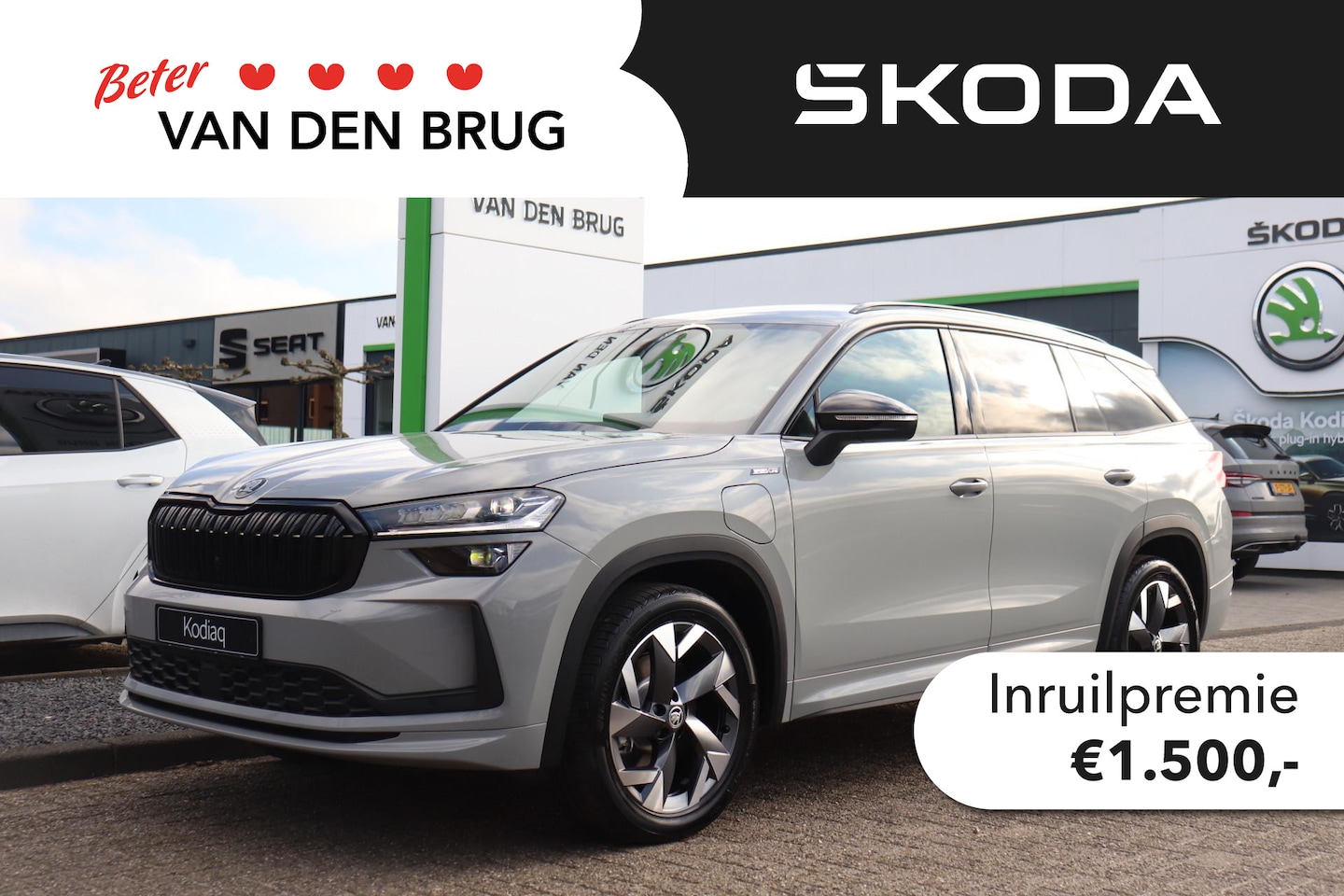 Skoda Kodiaq - 1.5 TSI PHEV 204pk Sportline Business | Panoramadak | Stoelverwarming voor & achter | Stuu - AutoWereld.nl