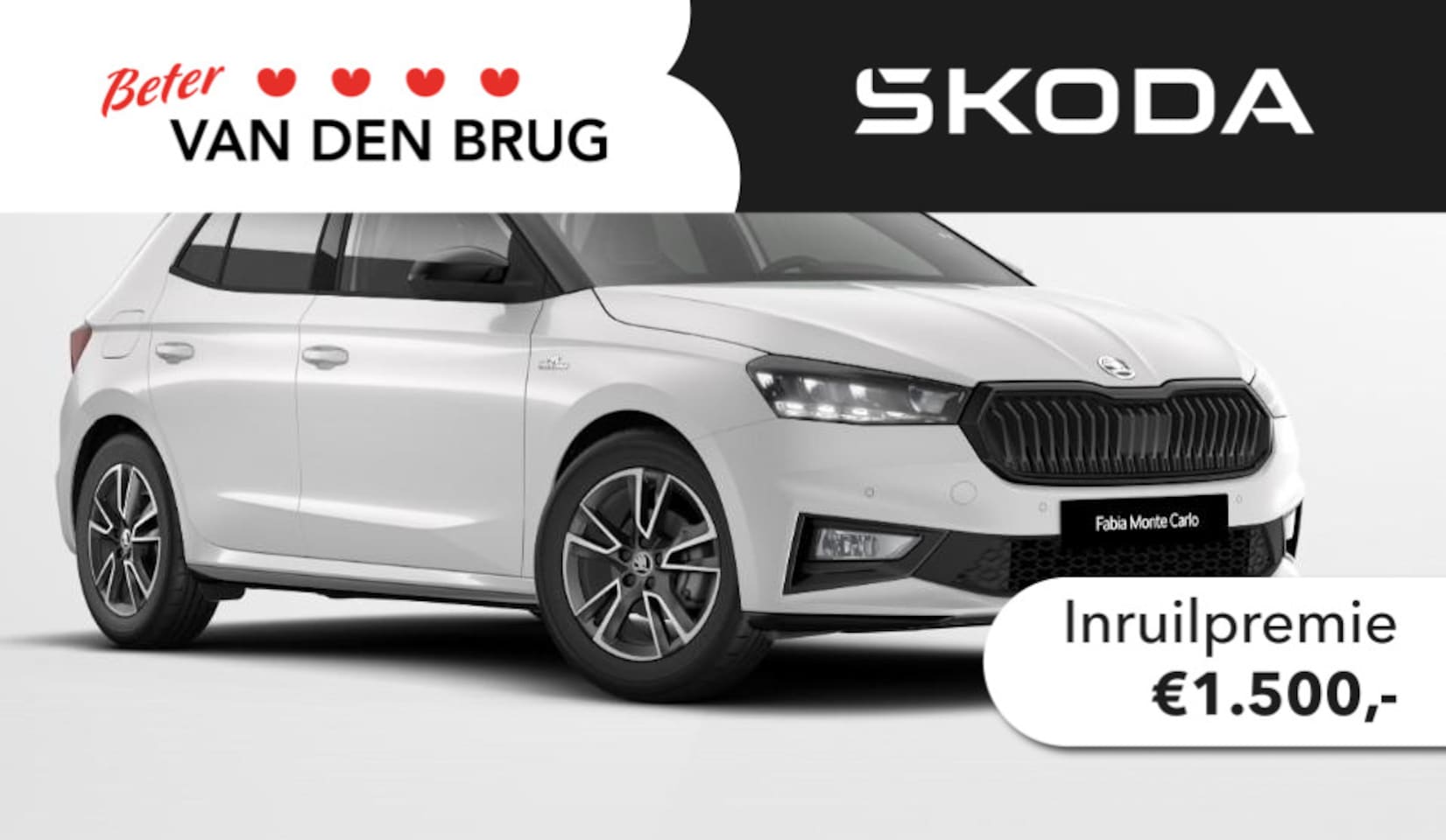 Skoda Fabia - Monte Carlo 1.0 TSI 70 kW / 95 PK Hatchback 5 vers | Stoelverwarming | A-stijl en dak in z - AutoWereld.nl