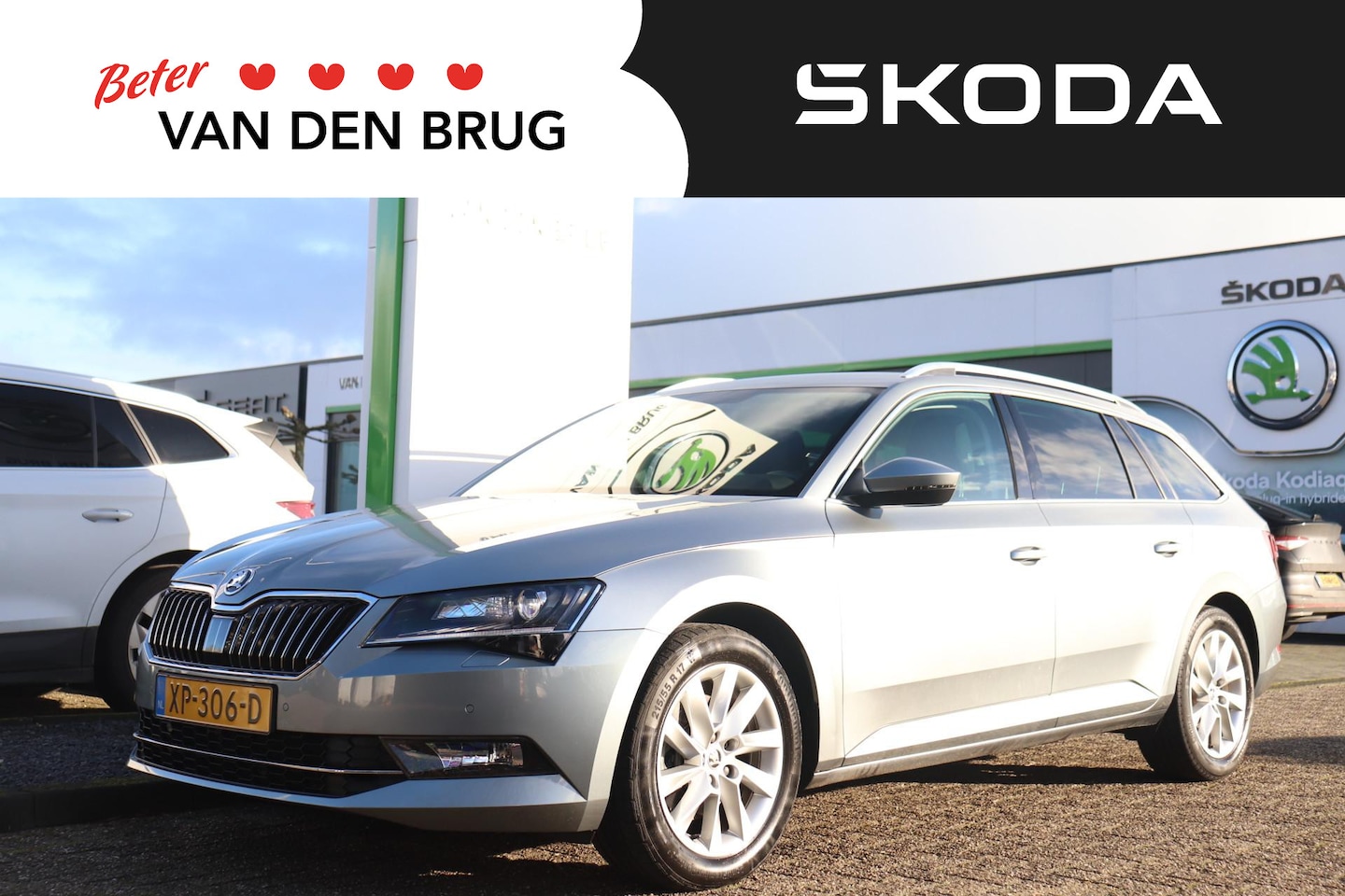 Skoda Superb Combi - 1.5 TSI 150pk AUTOMAAT Ambition Business | Cruise control | Stoelverwarming | Parkeersenso - AutoWereld.nl