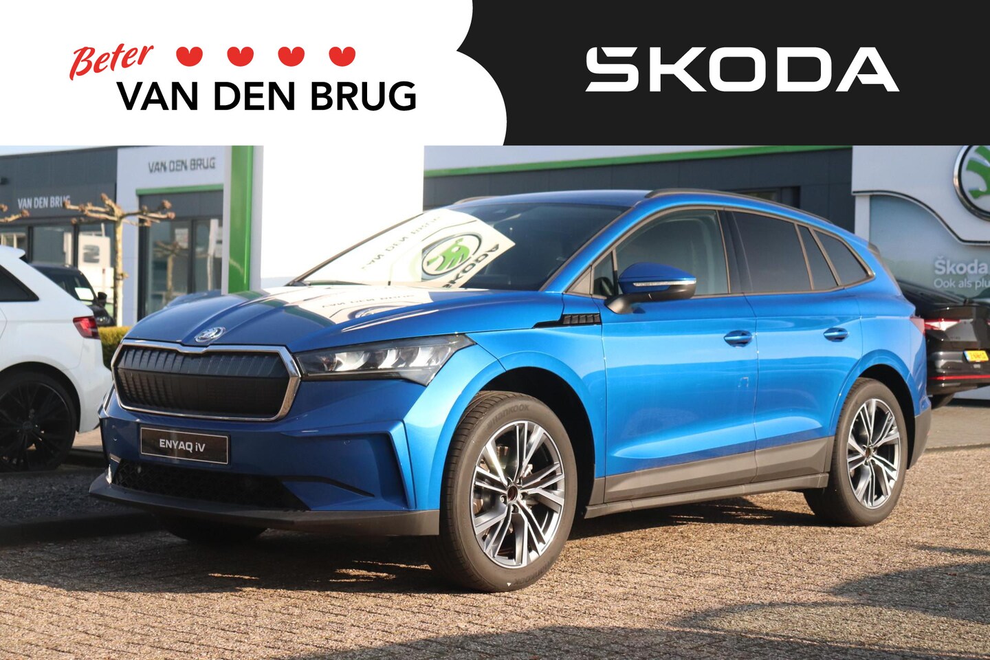 Skoda Enyaq iV - 60 Selection | Adaptieve Cruise Control | Stuur- & Stoelverwarming | Side Assist | 20" Vel - AutoWereld.nl