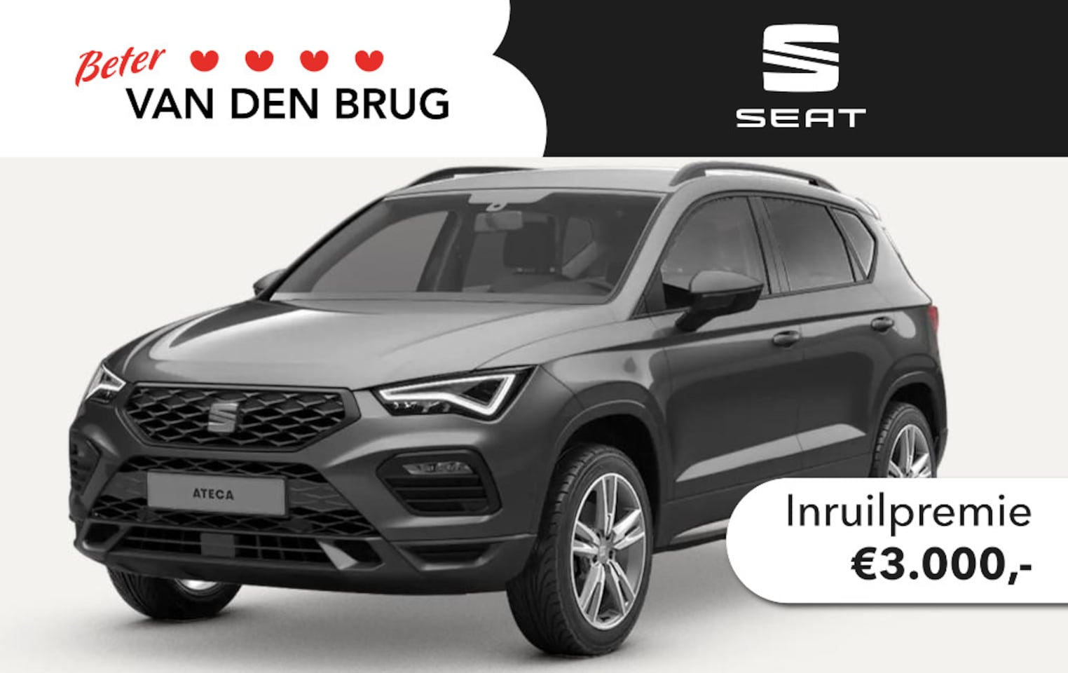 Seat Ateca - FR Business Intense 1.5 110 kW / 150 pk TSI SUV 7 | Trekhaak | 18" lichtmetalen velgen - AutoWereld.nl