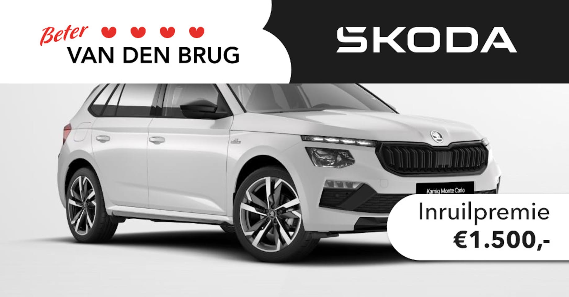 Skoda Kamiq - Monte Carlo 1.0 TSI 85 kW / 115 PK SUV 7 versn. DS | Trekhaak | LED Matrix | Stoelverwarmi - AutoWereld.nl