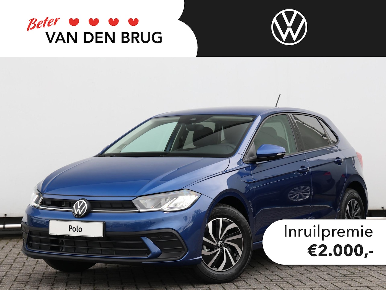 Volkswagen Polo - Life Edition 1.0 70 kW / 95 pk TSI Hatchback 7 ver | App-connect | Pdc | 15" lm velgen | C - AutoWereld.nl