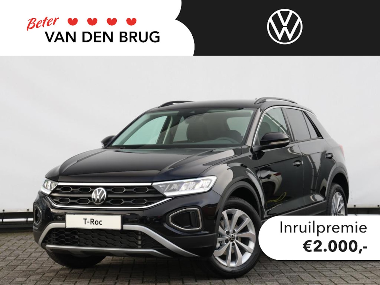 Volkswagen T-Roc - Life Edition 1.0 85 kW / 116 pk TSI SUV 6 versn. H | App connect | Camera | Climatronic - AutoWereld.nl