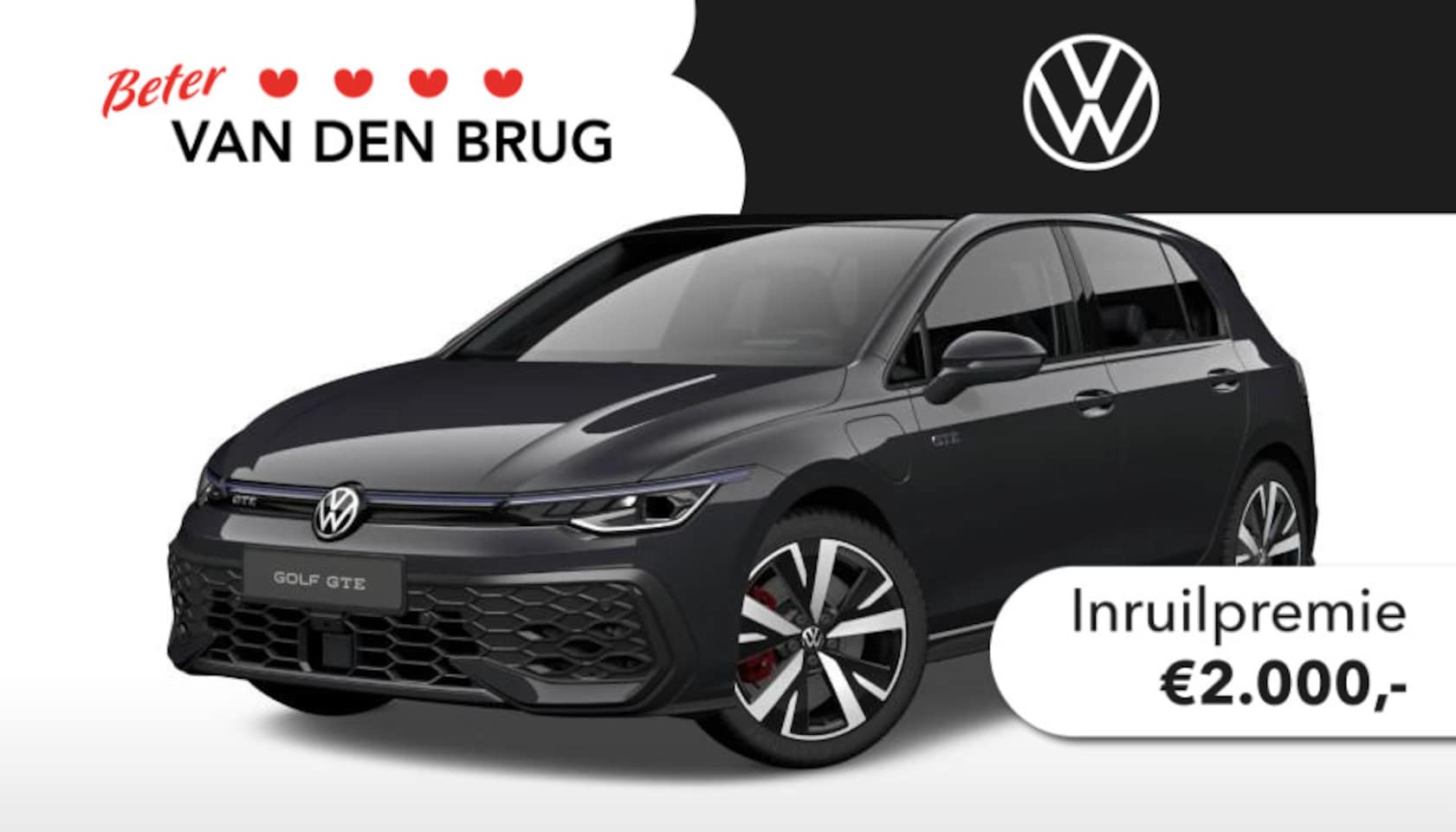 Volkswagen Golf - GTE 1.5 eHybrid 200 kW / 272 pk Hatchback 6 versn. | Panoramadak | Black style | Headup di - AutoWereld.nl