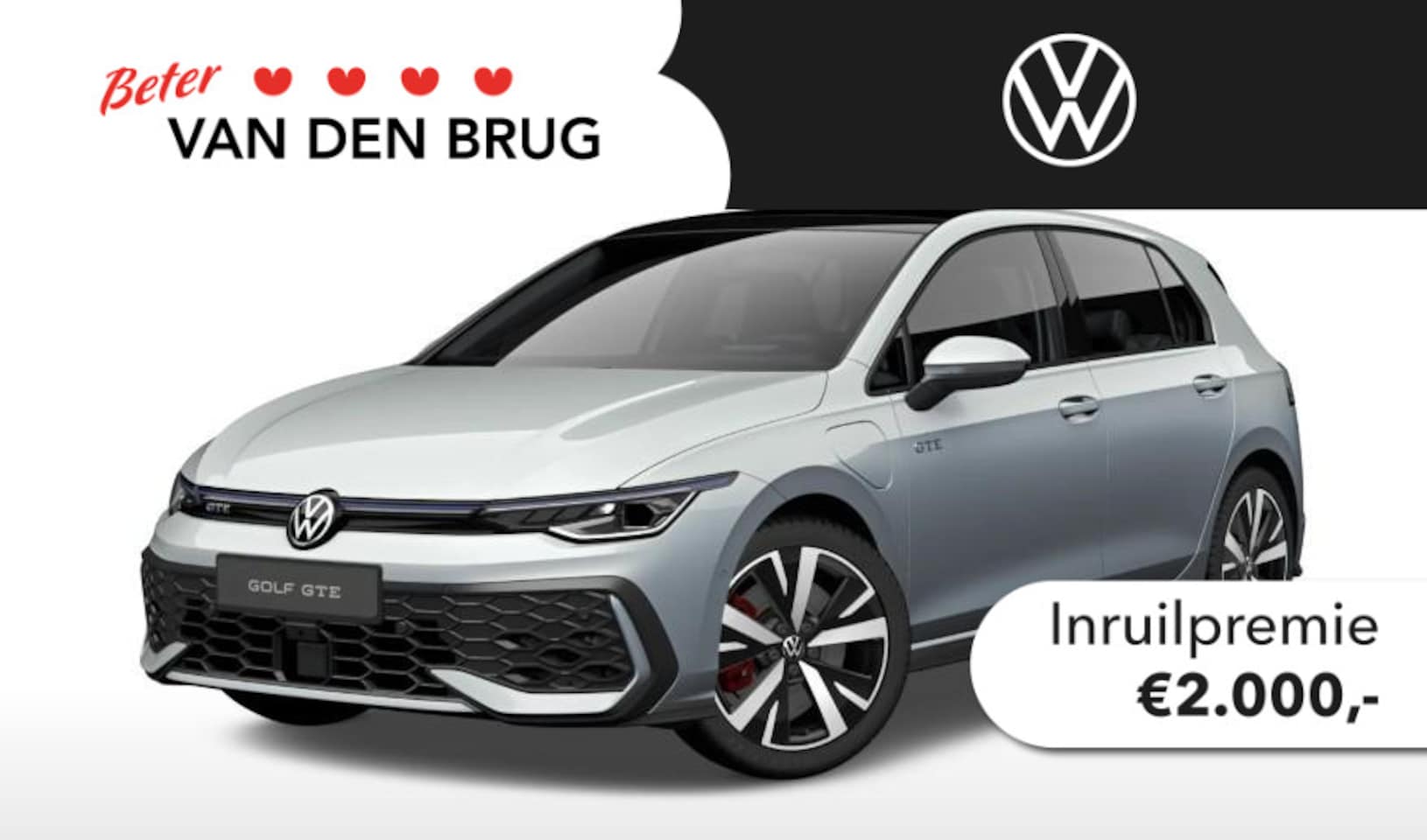 Volkswagen Golf - GTE 1.5 eHybrid 200 kW / 272 pk Hatchback 6 versn. | Panoramadak | Black style | Headup di - AutoWereld.nl