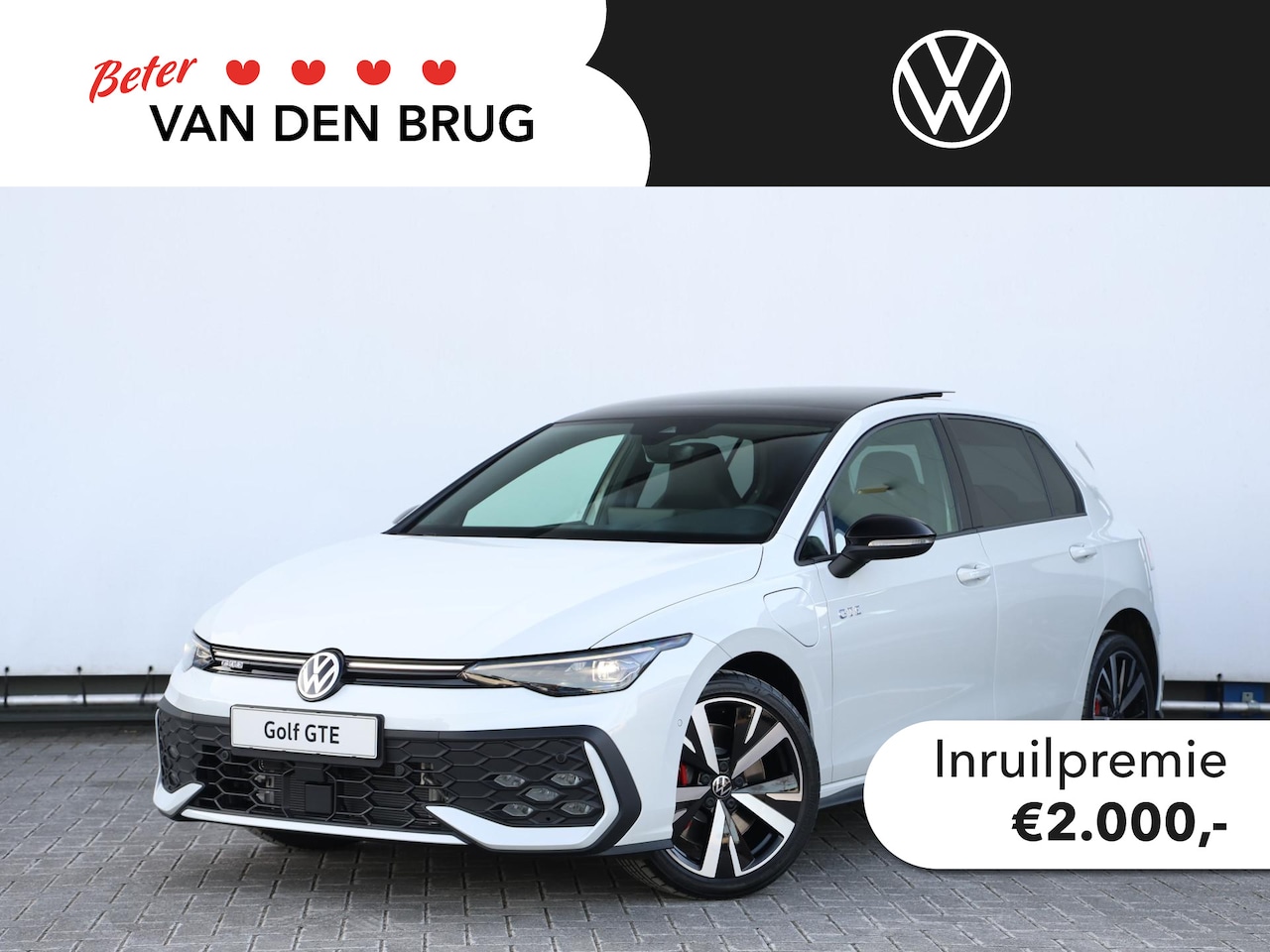 Volkswagen Golf - GTE 1.5 eHybrid 200 kW / 272 pk Hatchback 6 versn. 272pk DSG | LED | Blackstyle | Panorama - AutoWereld.nl