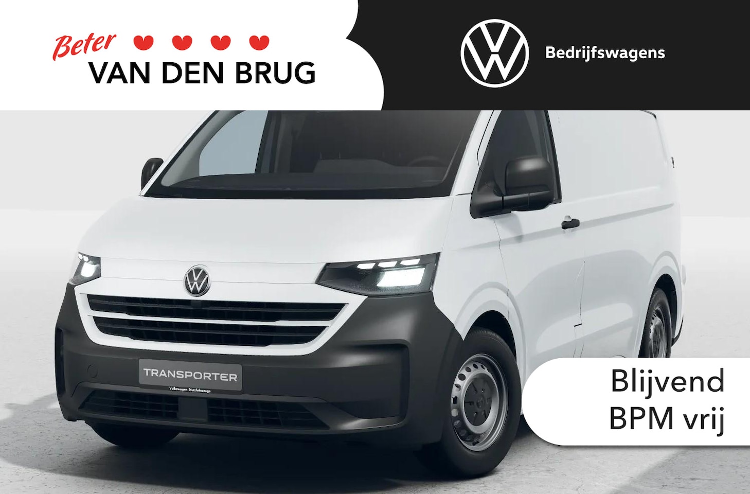 Volkswagen Transporter - 2.0 TDI 110pk L1H1 | BPM-vrij | Achterdeuren | Cruise control | Parkeersensoren | App-conn - AutoWereld.nl