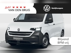 Volkswagen Transporter - 2.0 TDI 110pk L1H1 | BPM-vrij | Achterdeuren | Cruise control | Parkeersensoren | App-conn