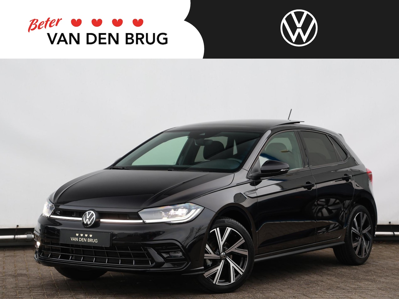 Volkswagen Polo - 1.0 TSI R-Line 95pk DSG | LED Matrix IQ | Panoramadak | Navigatie | Climate control | Crui - AutoWereld.nl