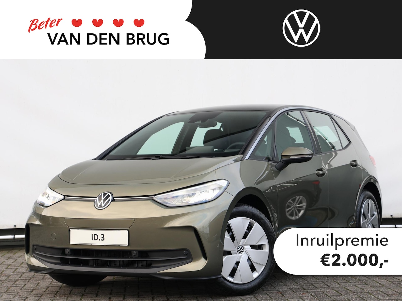 Volkswagen ID.3 - Pure 52 kWh accu, 125 kW / 170 pk Hatchback Elektr | Navigatie | LED | Stoelverwarming | P - AutoWereld.nl