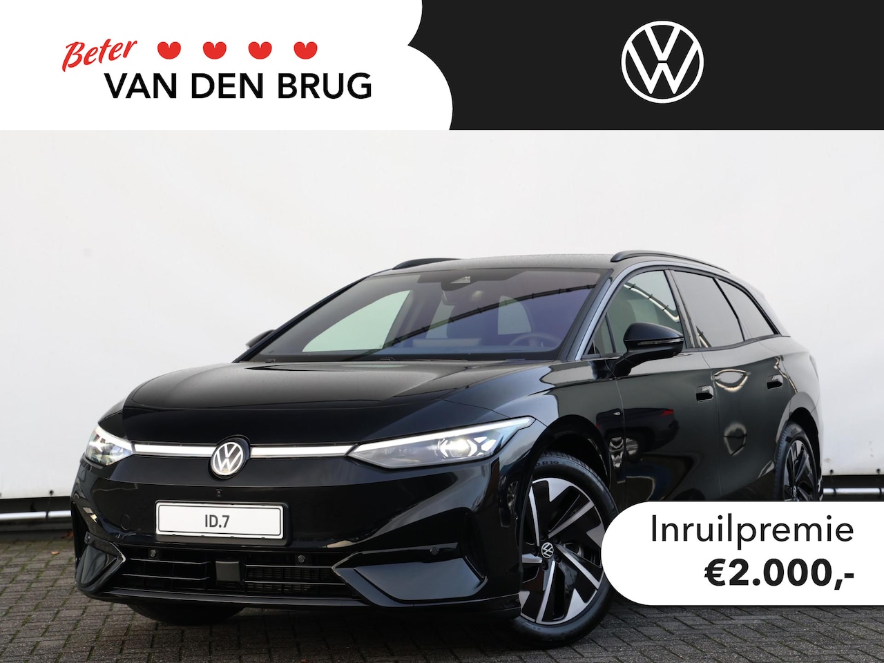 Volkswagen ID.7 Tourer - Pro Business 77 kWh | Led Matrix | Trekhaak | Headup display | 19" inch lm velgen | Keyles - AutoWereld.nl