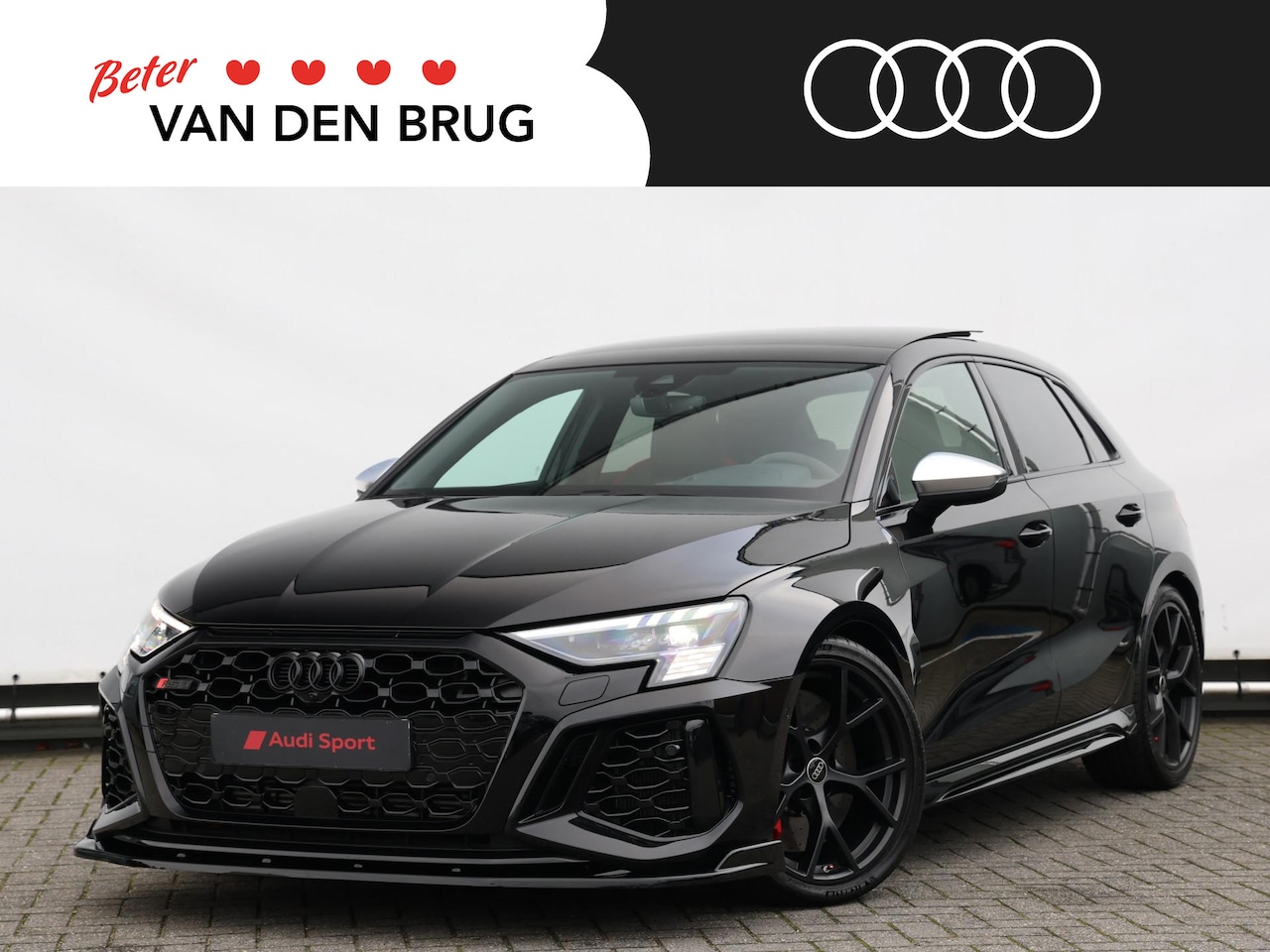 Audi RS3 - Sportback 2.5 TFSI quattro 400pk | Keramisch | Pano | B&O | Head-up | 290km/u | Dodehoekde - AutoWereld.nl