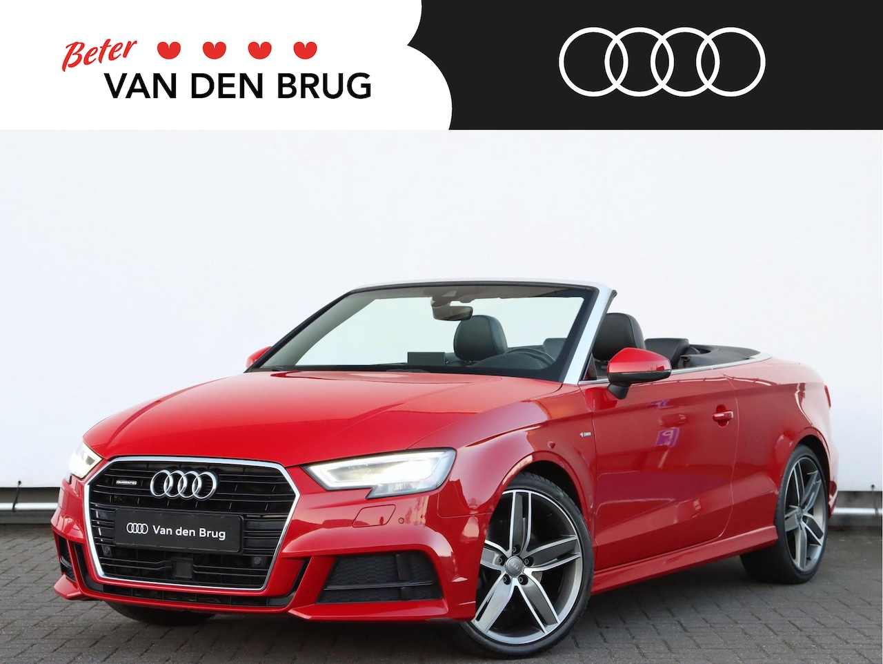 Audi A3 Cabriolet - 2.0 TFSI quattro S Line 190pk | Nekverwarming | Stoelverwarming | Adaptive Cruise | Dodeho - AutoWereld.nl