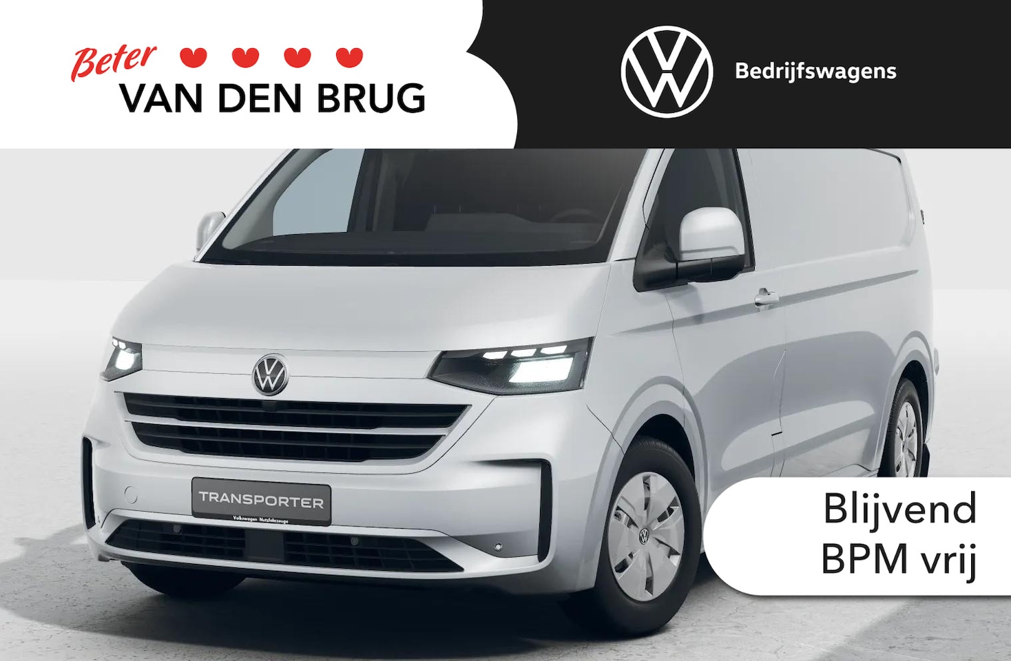 Volkswagen Transporter - 2.0 TDI 150pk Automaat L2H1 | BPM-vrij | Achterdeuren | Camera | Cruise control | - AutoWereld.nl