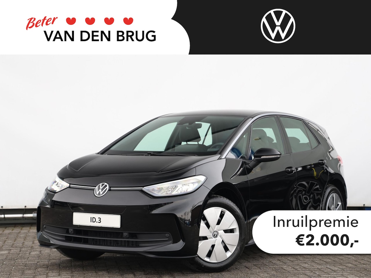 Volkswagen ID.3 - Pure 52 kWh accu, 125 kW / 170 pk Hatchback Elektr 170pk | Navigatie | LED | Stoelverwarmi - AutoWereld.nl