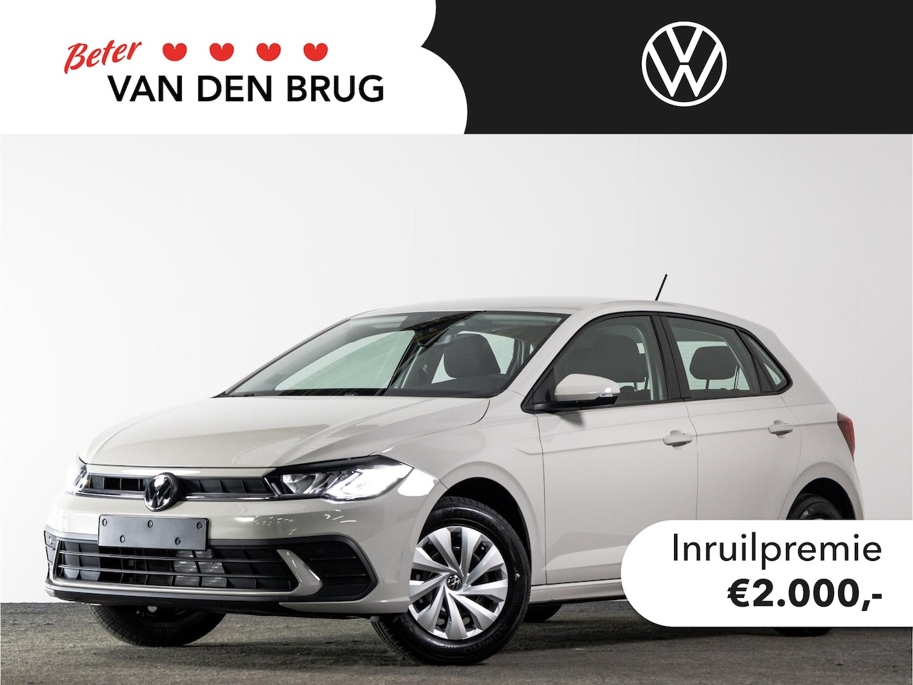 Volkswagen Polo - Polo 1.0 70 kW / 95 pk TSI Hatchback 5 versn. Hand | Cruise Control | App Connect | Airco - AutoWereld.nl