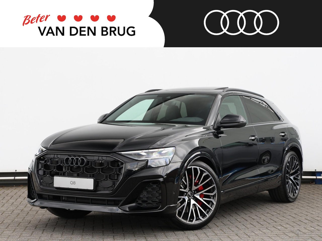 Audi Q8 - 55 TFSI e quattro Pro Line S Pano dak | Sportstoelen plus | Bang & Olufsen audio | Trekhaa - AutoWereld.nl