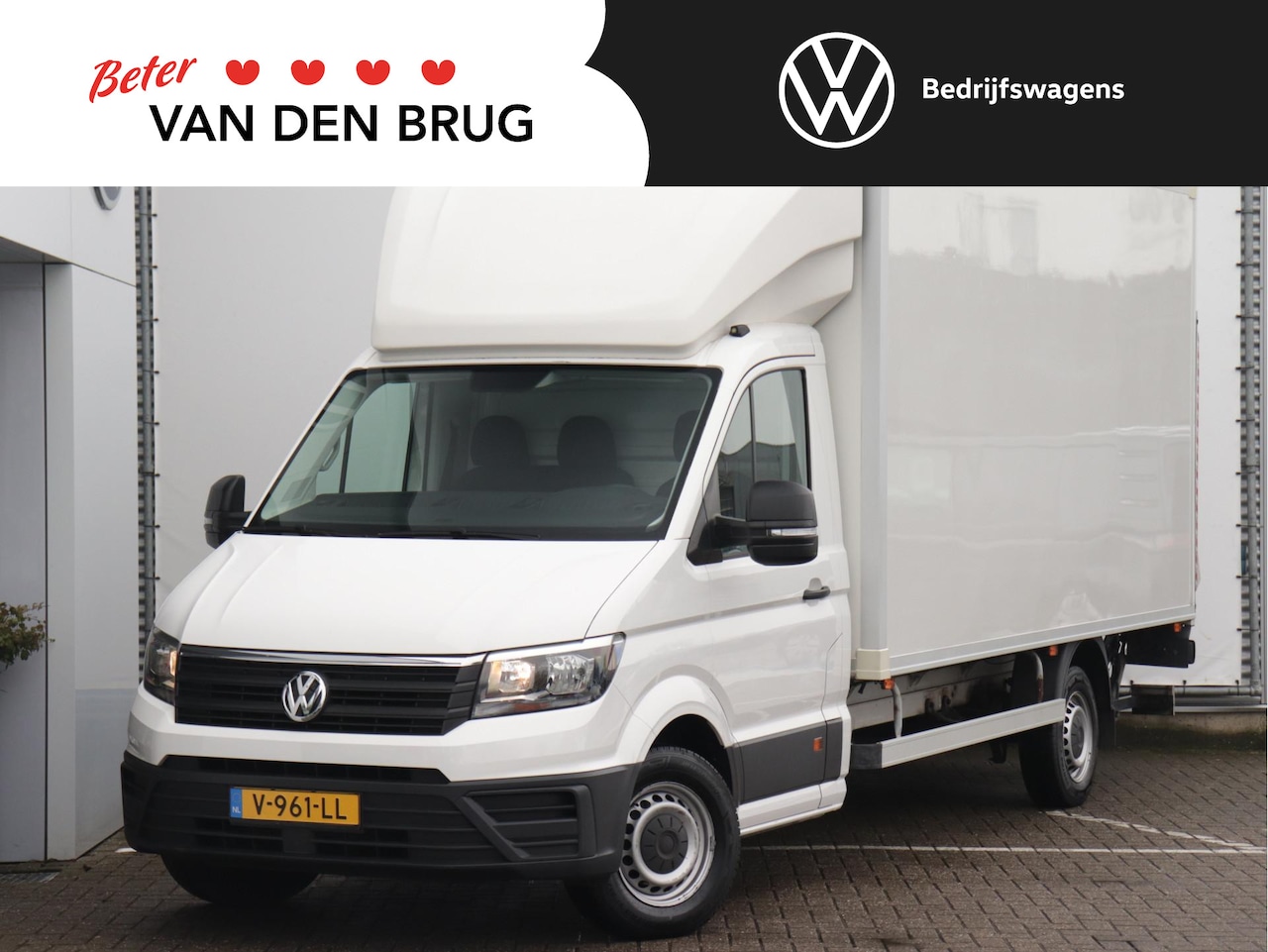 Volkswagen Crafter - 35 2.0 TDI 140pk L4 Trendline Bakwagen | Dhollandia laadklep | Cruise control | Airco | Bi - AutoWereld.nl