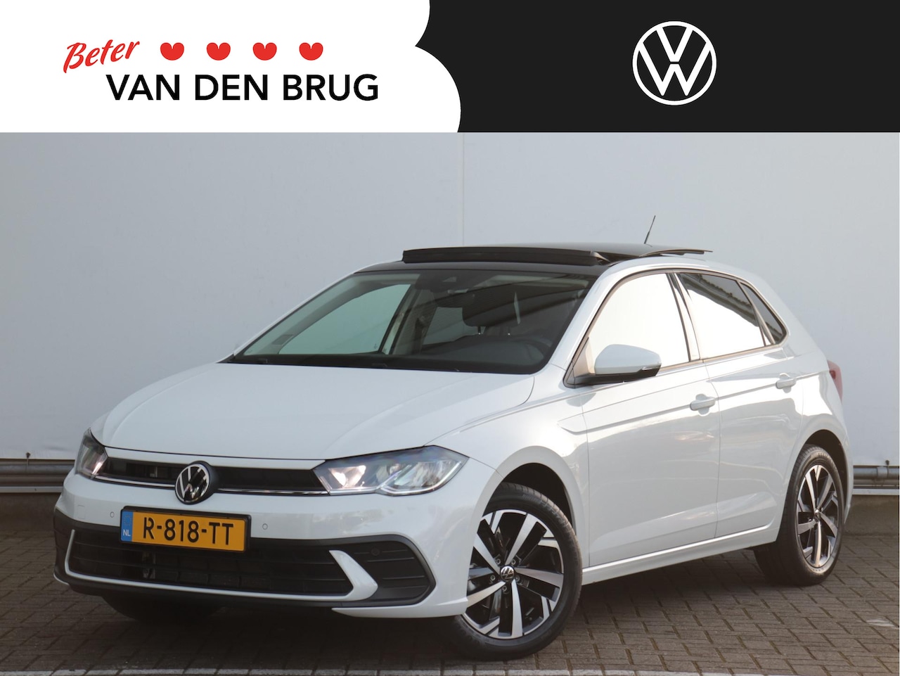 Volkswagen Polo - 1.0 TSI 95pk Life Automaat | Panorama dak | Stoelverwarming | Virtual cockpit | Climate co - AutoWereld.nl