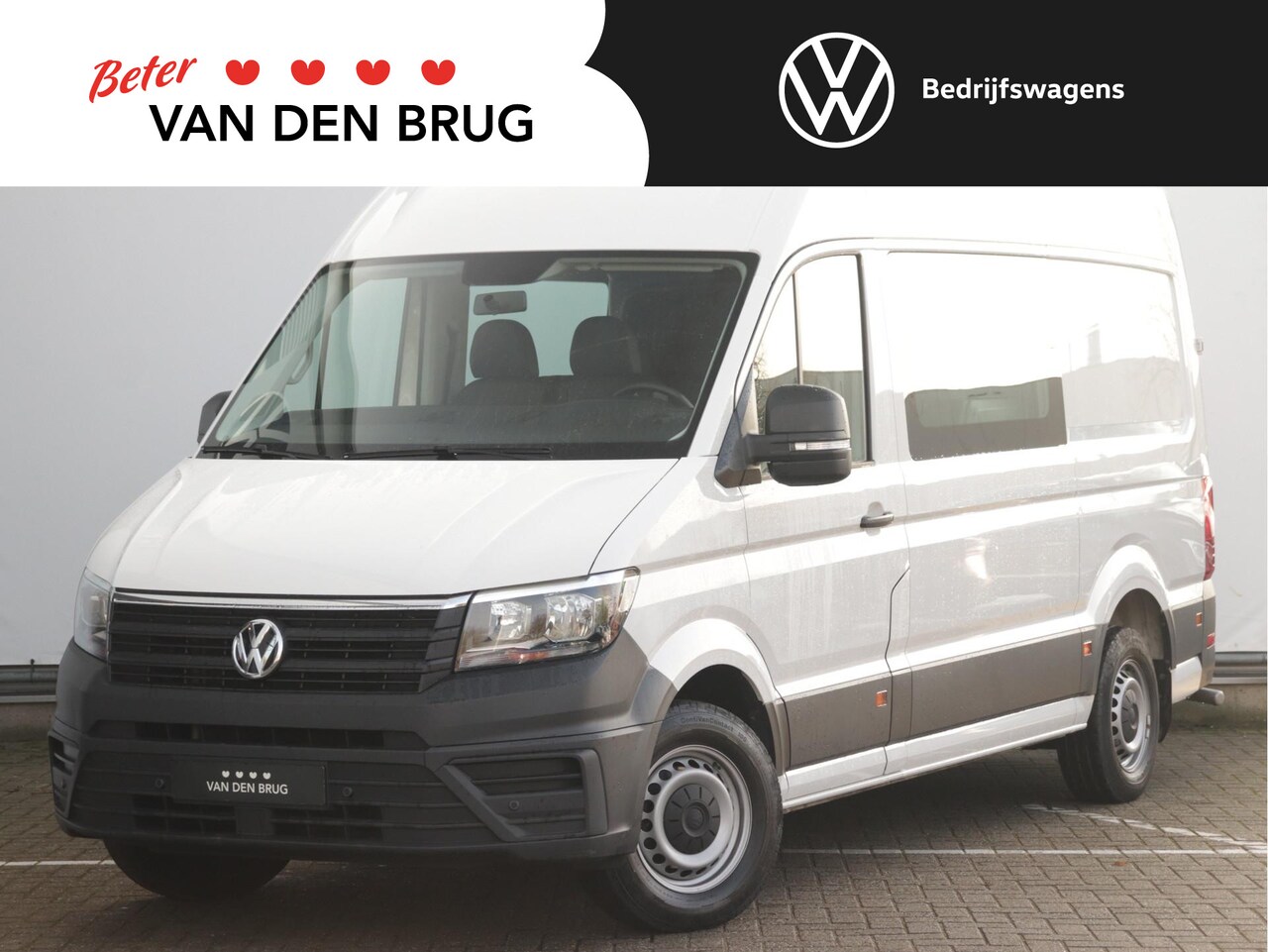 Volkswagen Crafter - 35 2.0 TDI L3H3 Dubbele Cabine Comfortline 102pk | 6 pers. | Navigatie | Parkeersensoren m - AutoWereld.nl