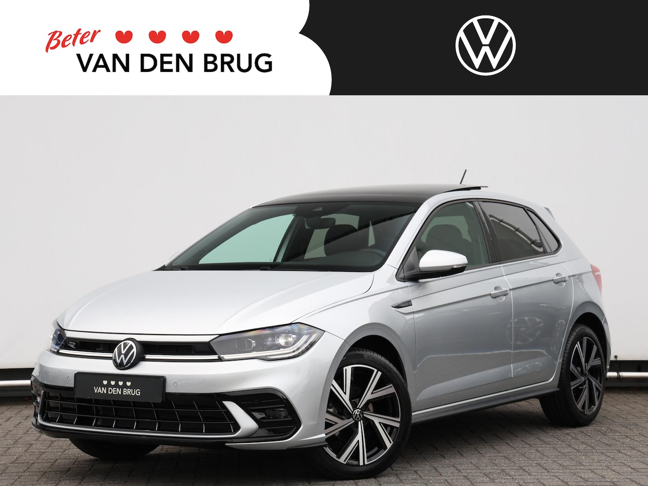 Volkswagen Polo - 1.0 TSI R-Line 95pk DSG | Panoramadak | Digitaal Dashboard | LED IQ-Matrix | Navigatie - AutoWereld.nl