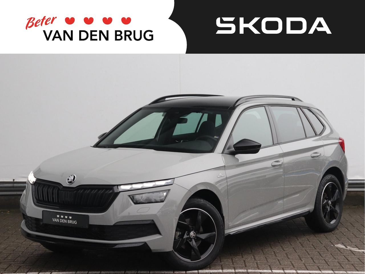 Skoda Kamiq - 1.0 TSI Monte Carlo | Wegklapbare trekhaak | Panorama dak | Achteruitrijcamera | Elektrisc - AutoWereld.nl