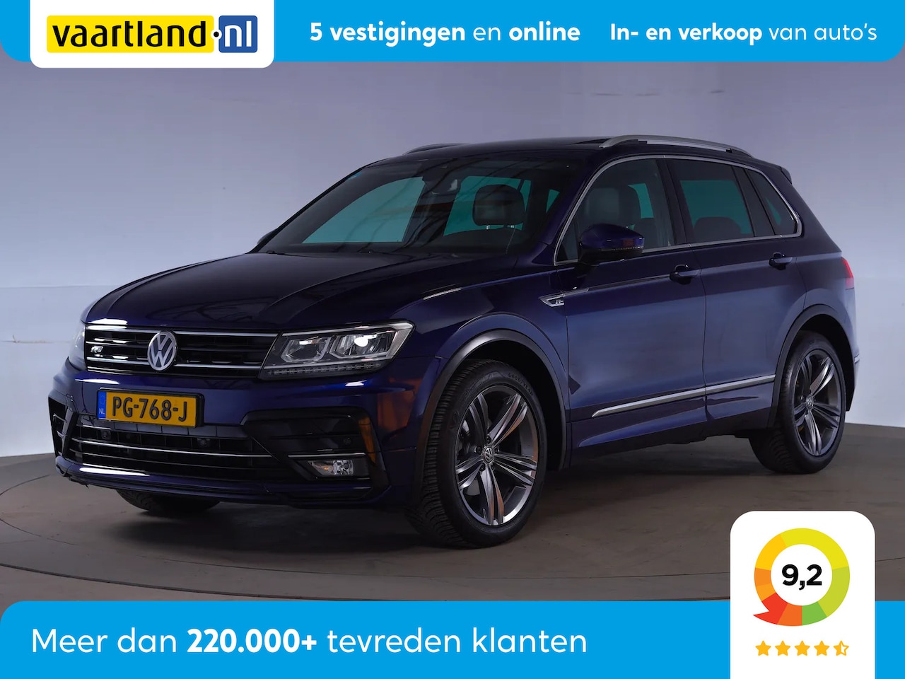 Volkswagen Tiguan - 1.4 TSI ACT R-Line Highline Aut. [ Panorama Virtual Navi Camera ] - AutoWereld.nl