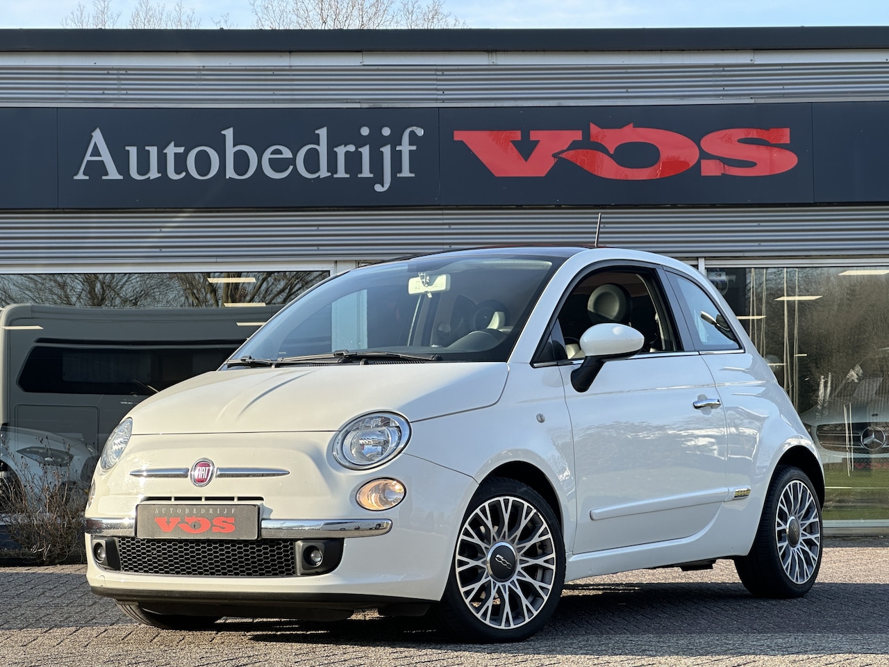 Fiat 500 - 0.9 TwinAir Lounge | Panodak | PDC | Leder | Telefoon | - AutoWereld.nl