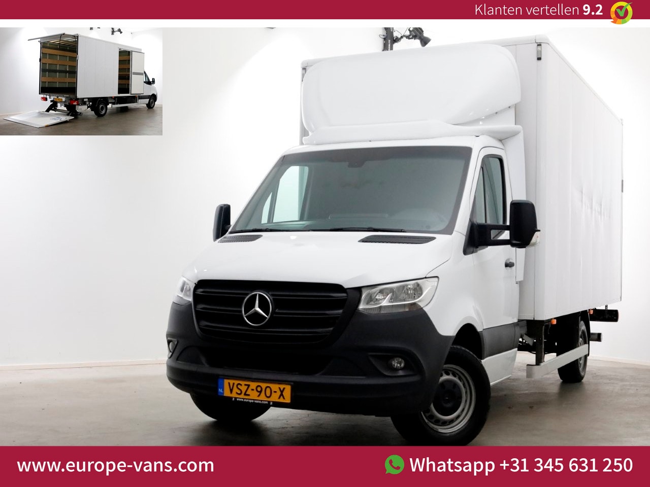 Mercedes-Benz Sprinter - 315 CDI 150pk RWD Bakwagen met laadklep L447cm 03-2022 - AutoWereld.nl