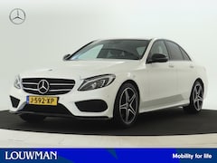 Mercedes-Benz C-klasse - 200 AMG Nightpakket | Trekhaak | Stoelverwarming | Parkeerpakket met Camera | Sfeerverlich