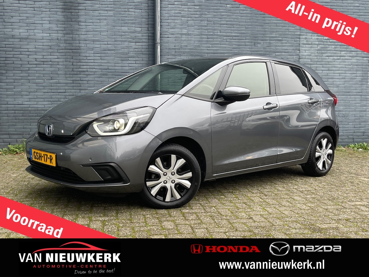 Honda Jazz - 1.5 e:HEV 109pk Hybrid Automaat Elegance | Carplay | Adaptieve Cruisecontrol | Stoelverwar - AutoWereld.nl