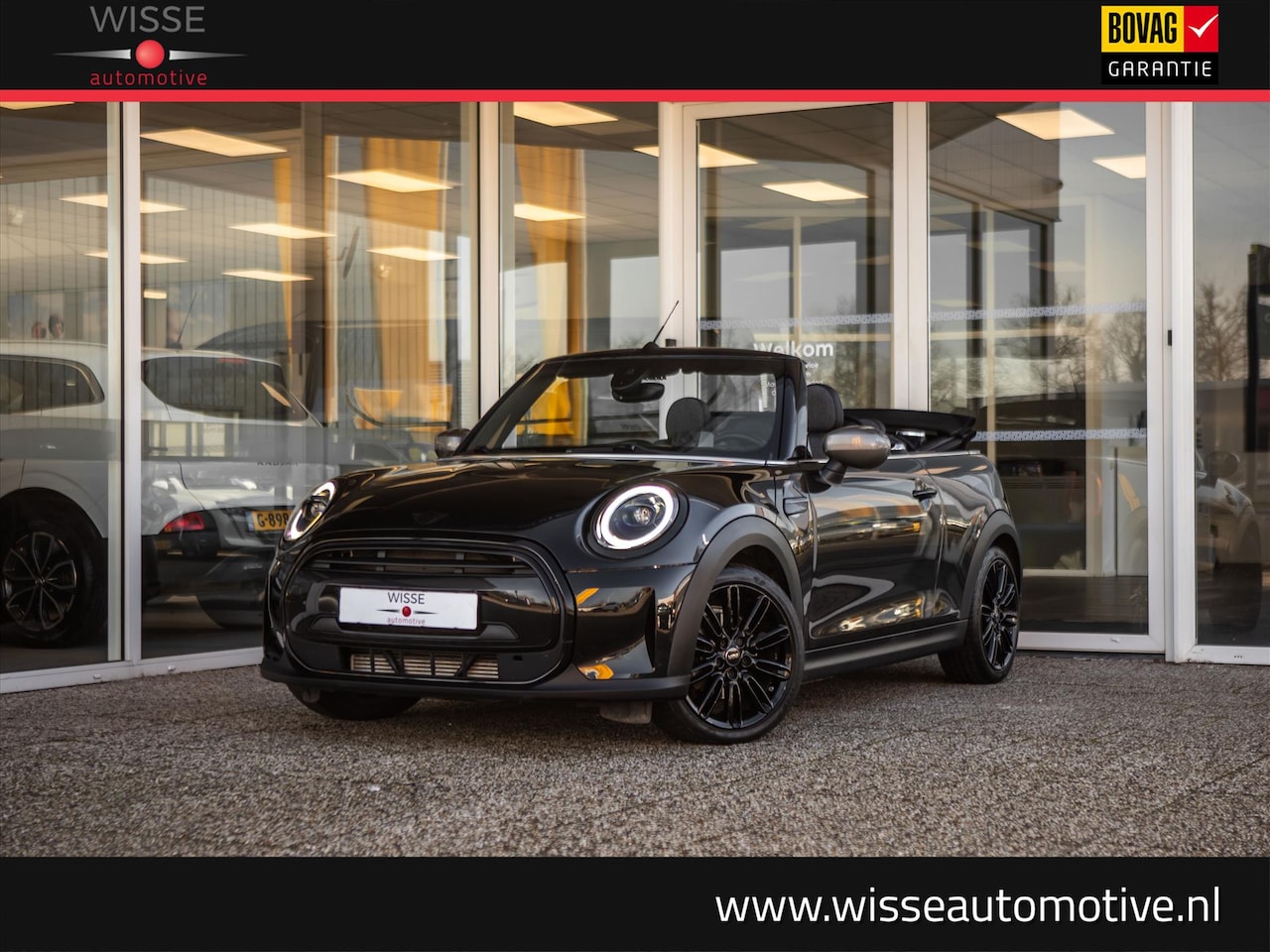 MINI Cabrio - Mini (f57) 1.5 136pk Cooper Automaat | Navigatie | HUD | Carplay | Stoelverwarming | Camer - AutoWereld.nl