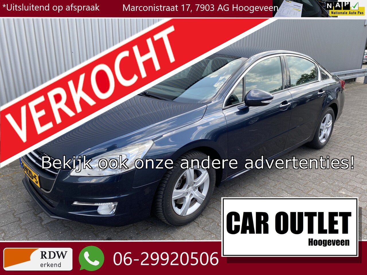 Peugeot 508 - 1.6 THP Blue Lease Executive 142Dkm.NAP, Navi, A/C, CC, PDC, LM, nw. APK – Inruil Mogelijk - AutoWereld.nl