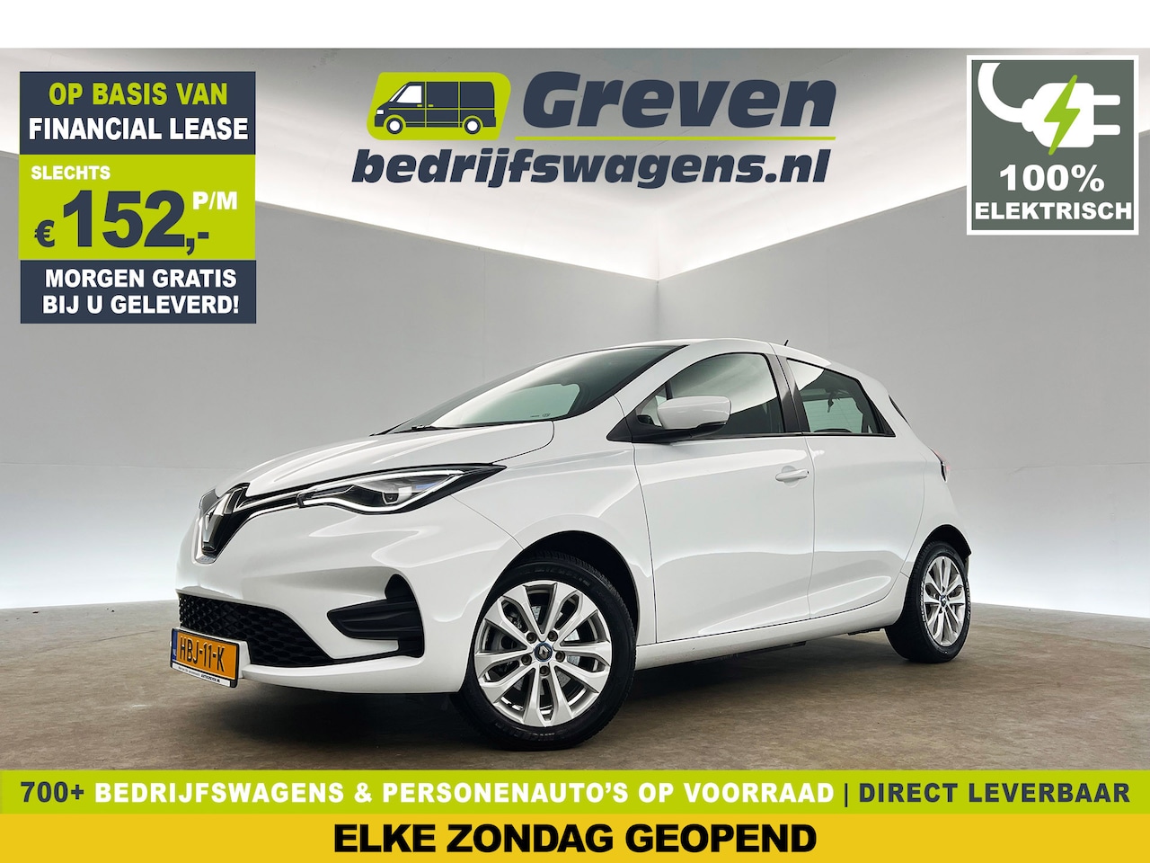 Renault Zoe - R110 Life 52 kWh Experience | Huur Accu | Elektrisch Clima Carplay LED Virtual Cruise PDC - AutoWereld.nl