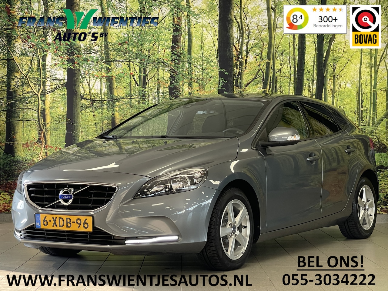 Volvo V40 - 1.6 T4 | Trekhaak | 16'' Lichtmetaal | Airconditioning | Cruise Control | Bluetooth | Navi - AutoWereld.nl