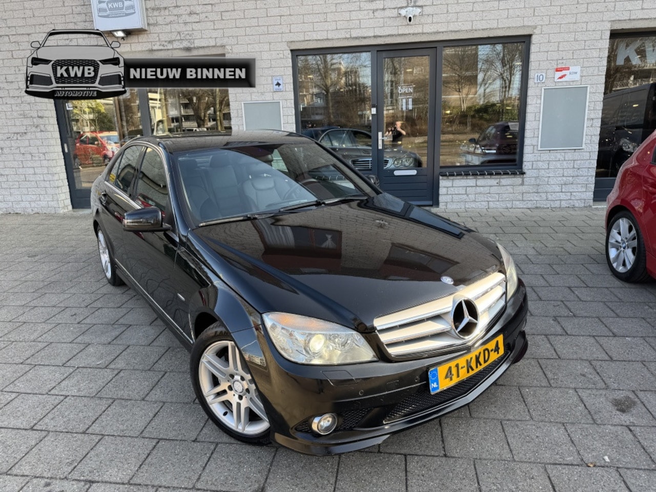 Mercedes-Benz C-klasse - 180 K navigatie leer AMG pakket - AutoWereld.nl