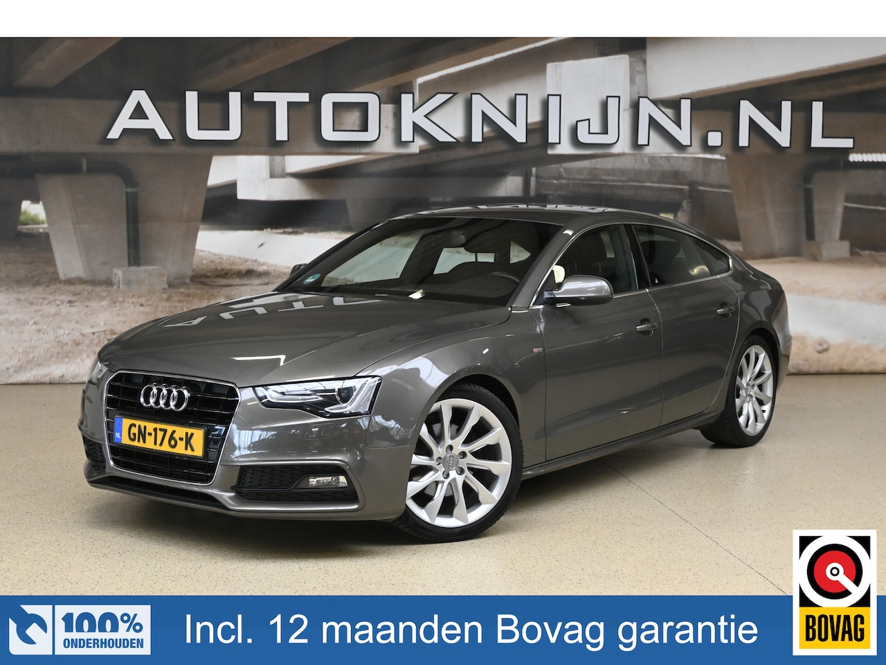 Audi A5 Sportback - 1.8 TFSI 177pk S Edition S-Line | NL-auto | Bi-xenon | Half leder / alcantara | 19 Inch | - AutoWereld.nl